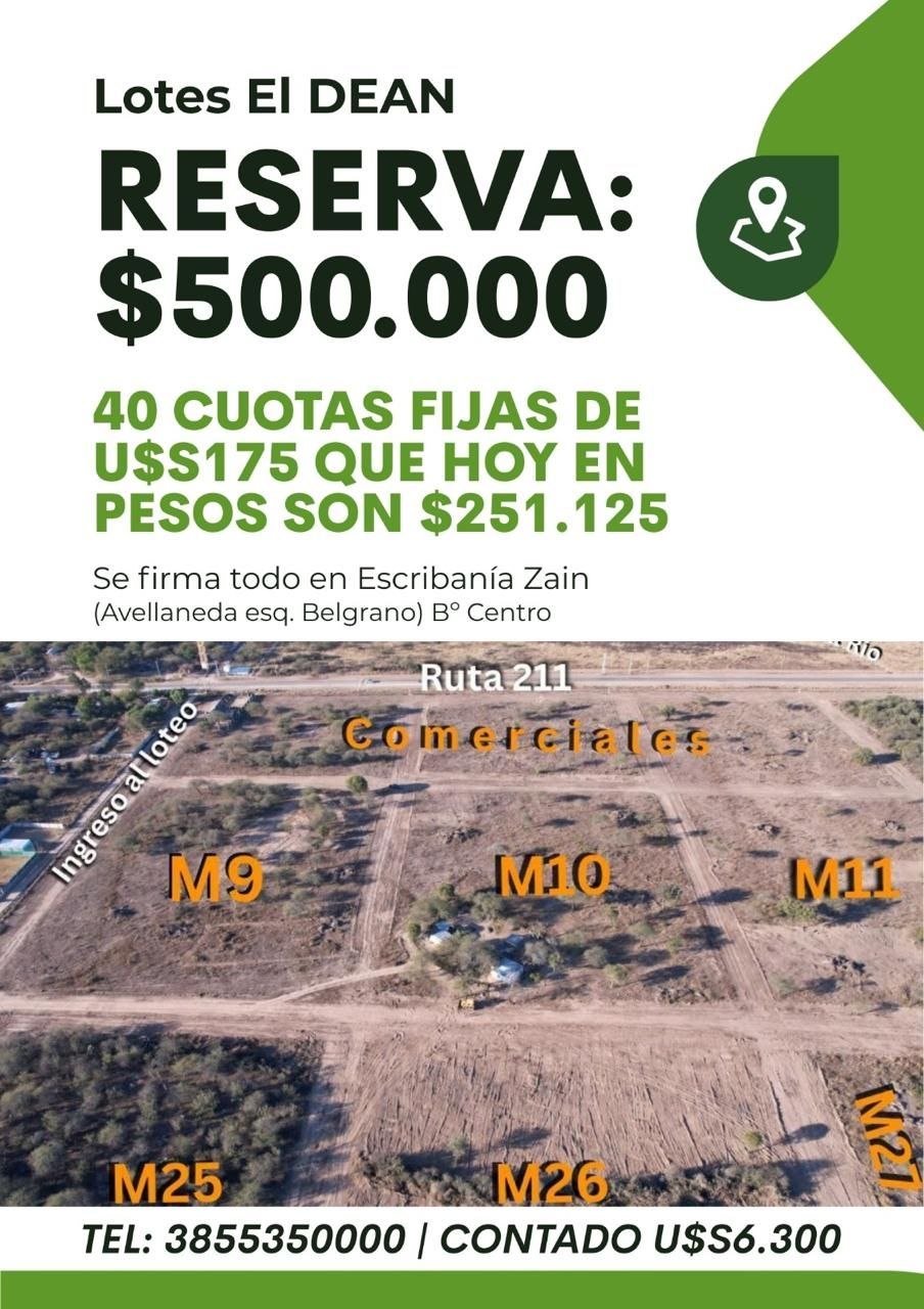 Promocion de reserva en El Dean